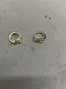 Brincos Redondos de Estrela com Zircônia Banhados a Ouro Real 18K, Brincos Personalizados de Estilo Niche Cool, Brincos de Luxo Acessível e de Alta Qualidade