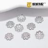 14K saco oco flor titular cor retenção pétalas diy pulseira frisado flor chapéu material pulseira espaçador colar jóias
