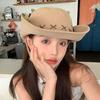 Sombrero Cowboy Fanman para Mujer 2024 Nuevo Sombrero de Pescador para Mujer Sombrero de Sol de Verano Sombrero de Protección Solar Viaje al Aire Libre Camping Aterrizaje