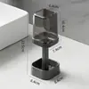 Copo para Escova de Dentes e Caixa Organizadora para Artigos de Higiene Pessoal, Porta-Escova de Dentes Vertical Doméstico, Organizador de Pasta de Dentes e Escova de Dentes Elétrica para Dormitório