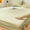 Cuatro Estaciones Engrosado Algodón Cepillado Cama Sábanas de Cama Pieza Única Algodón Puro A Prueba de Polvo Cubierta de Colchón Tatami Cubierta Protectora Sábanas de Cama Cubierta Todo Incluido