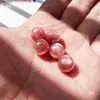 Olho de Gato Variado Furo Reto Furo Passante Contas Redondas Contas DIY Acessórios de Resina Pulseira Acessórios de Joias Contas