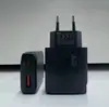 Cargador de Teléfono Móvil de Nitruro de Galio Gan de 65W Estándar Europeo Ultradelgado A+C Carga Súper Rápida Cabezal de Carga USB Carga Rápida Pd