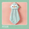 Toalla de Mano para Colgar en Casa, Absorbente, Toalla de Animal Lindo, Paño de Mano para Baño, Pañuelo Suave de Terciopelo Coral