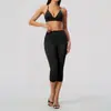 Nuevo conjunto de yoga Zechuang para mujer, sujetador deportivo de alta gama, pantalones ajustados de secado rápido de cintura alta de longitud media, ropa de yoga para mujer 8793