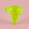 Funil de Silicone, Grau Alimentício, Resistente a Altas Temperaturas, Retrátil, Funil Doméstico para Óleo, Funil para Vinho, Funil para Dispensar Líquidos, Funil Dobrável, Espessado