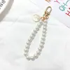 Llavero de Abalorios Acrílicos Pintados a Mano DIY Cadena para Teléfono de Tulipán Encanto de Cuentas Pequeñas de Chica Dopamina Linda