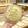 Moneda Grande de Oro Puro "Mamá Te Quiero", Adorno de Barra de Oro de 50Mg, Regalo para Esposa y Madre