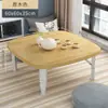 Mesa pequeña, mesa cuadrada pequeña, mesa de tatami, mesa de comedor plegable, escritorio para cama, mesa kang, mesa de mirador, mesa de comedor para el hogar, mesa de comedor baja