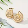 Pendientes de Caracola Personalizados Estilo Vacaciones en la Playa Transfronterizos para Mujer Pendientes Exagerados Retro de Industria Pesada Europeos y Americanos Accesorios Venta Directa