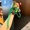 Colgante de Felpa Navideño Creativo Muñeco de Jengibre Caricatura Lindo Colgante para Llaves Decoración para Bolso Regalo de Navidad