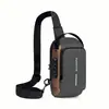 Bolsa para Bicicleta para Hombre con Contraseña Antirrobo Bolsa de Pecho para Hombre Bolsa de Hombro Bolsa Deportiva de Cintura Casual Multifuncional Bandolera
