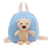 Mochila Infantil de Oso Lindo Mochila Mini Pequeña de Lona Ligera para Bebé Mochila Escolar de Muñeco de Dibujos Animados