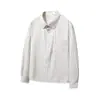 Nuevas Camisas de Manga Larga Retro a Rayas Verticales para Primavera y Otoño Estilo Hong Kong Casual Holgadas Ropa Exterior para Pareja Chaquetas Camisa Versátiles