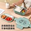 Loncheras Infantiles Transfronterizas Aptas para Microondas, Cajas Especiales Compartimentadas para Conservar Frescura, Loncheras Portátiles de Grado Alimenticio, Loncheras Personalizables