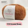 Comercio exterior hilo de mohair de bebé sudafricano para tejer a mano ganchillo DIY hilo fino hilo de mohair de seda ovillo de caballito de mar venta al por mayor
