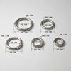 Llavero con anilla de resorte de aleación de zinc con punta, hebilla de resorte de metal, anillo abierto redondo, para joyería, correaje, hebilla para colgar equipaje