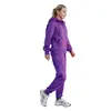 [Venta Caliente Transfronteriza] Amazon Lee. Traje de 2 piezas Hanton para mujer con forro de sherpa, manga larga, deportivo para mujer