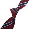 Gravata JK Listrada Feminina dk Masculina Estilo Faculdade Gravata Borboleta Decorativa Estilo Japonês Combinando Camisa de Uniforme Mão Mostrada Vermelho Dourado Vermelho