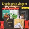Sacola Personalizada para Levar, Revestimento Impermeável de Folha de Alumínio Descartável, Fast Food Churrasco Chá com Leite, Sacola Personalizada para Levar com Logotipo Impresso