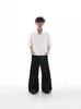 Verão 2025 Estilo Japonês Perfil Simples Zíper Camisa de Manga Curta Design de Nicho Senso Solto Casual Camisa Versátil