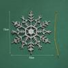 Decorações de Produtos Novos Transfronteiriças Conjunto Plástico de 3 Peças Decorações para Árvore de Natal Suprimentos de Natal Enfeites Pendentes Flocos de Neve para Árvore de Natal