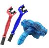 Limpiador de cadena de bicicleta, juego de limpieza, cadena, accesorios de bicicleta de montaña, herramientas de mantenimiento, cepillo grande de limpieza