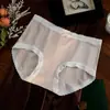 Ropa interior de Modal para mujer, Suave y Amigable con la piel, Entrepierna Antibacteriana 7A, Pantalones cortos para niñas, Bragas de cintura media