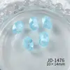 Acessórios de Diamante Flor de Gelo Triturado Cor de Ovo de Pombo, Cor Sólida Estilo Ins Textura de Alta Qualidade DIY Nail Art Acessórios de Diamante de Vidro Cristal