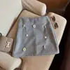 Falda de Lana Pesada con Cuentas para Mujer, Nuevo Estilo Otoño e Invierno, Versátil, Adelgazante, Anti-Exposición, Línea A, Falda Corta Bodycon A9876