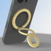 Venda Direta da Fábrica Suporte de Anel para Celulares, Compatível com Apple e Android, Suporte Magnético Multifuncional de Dupla Face em Metal para Assistir a Programas