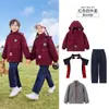 Chaquetas Infantiles 3 en 1 para Otoño e Invierno, Uniformes Escolares, Uniformes de Primaria, Ropa Gruesa para Niños, Ropa de Exterior para Niñas