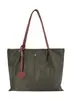 Bolsa de mano tipo tote casual de nailon estilo japonés en bloques de color, fabricante mayorista, nueva moda 2026, bolsa ligera para llevar en la mano y cruzada