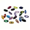 Zirconias de colores en forma de marquesa sueltas 1.5X3-10*20, piedras preciosas artificiales al por mayor, piedras para incrustaciones de joyería, diamantes CZ