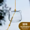 Enfeites Pendentes de Sino dos Ventos Desejos, Sino dos Ventos Transparente de Vidro Flor de Cerejeira Pendurado, Sino dos Ventos Decoração de Cena de Área Cênica, Artesanato DIY para Estudantes