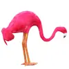 Nova decoração de flamingo simulação artesanato de penas adereços para fotografia de janela animal de pena de jardim paisagístico