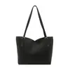 Bolsa Tote Color Block Grande Capacidade Estilo Coreano Nova Primavera, Bolsa de Mão Fashion para Passeio, Bolsa de Ombro Casual e Estilosa