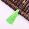 Borla de borla con hebilla de langosta diy hecha a mano nudo chino estilo étnico borla colgante suave para colgar en el coche borla larga accesorios de joyería