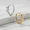 Pendientes Minimalistas Tachonados de Diamantes con Personalidad de Moda Europea y Americana, Diseño Creativo de Envoltura Transfronteriza, Pendientes Geométricos Versátiles de Nicho
