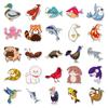 200 adesivos de desenho animado de animais com bonecos palitos, originais, não infringentes, à prova d'água, decorativos, adesivos térmicos
