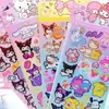 Empareja con Sanrio Labubu Pegatinas Guka Navideñas Libro de Pegatinas Lindo Material Pegatinas Impermeables