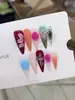 Nai Zi Uñas Portátiles Puras Hechas a Mano B350 Verano Macarrón Atardecer Gradiente Textura Estilo Europeo y Americano Uñas Portátiles