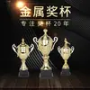 Exportação Venda Quente Troféu Troféu de Metal Ponto Futebol Basquete Partida Medalha Criativa Oscar Homem Dourado Troféu