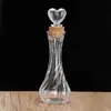 Botella de Vidrio con Tapón de Corcho Transparente Botella de los Deseos Creativa Botella Cielo Estrellado Arcoíris Botella de la Suerte de Deriva Botella para Bebidas Lista para la Venta