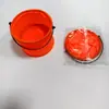 Cubo pequeño plegable para exteriores para niños para lavar pinceles, juguete de pintura artística, cubo para atrapar peces, camarones y conchas