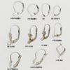 Suministro Directo de Fábrica Acero Inoxidable Color Natural Gancho para Oreja Gancho de Signo de Interrogación Gancho para Joyería Gancho de Hiel de Cerdo Gancho para Pendientes Accesorios para Joyería DIY