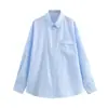 Camisa de manga larga con cuello en V y hombros descubiertos estilo francés, entallada a la cintura, para mujer, nuevo top elegante de primavera y otoño para ir al trabajo