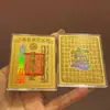 Adesivos de Telefone Adesivos de Ouro Puro 999 Atrai-Riqueza para Boa Sorte. Adesivos de Telefone Dourados, Mesmo Modelo que Shenzhen Shuibei, Fornecimento Atacadista