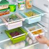 Organizador de prateleiras para geladeira, prateleira organizadora de cozinha estilo gaveta.