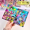 Caderno Original Cartoon A7 Acrílico de Folhas Soltas, Caderno de Estudante Anime Estética Fofa Feminina